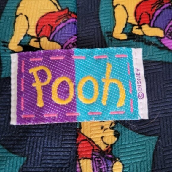 Vintage Disney Winnie the Pooh Neck Tie - Picture 7 of 8